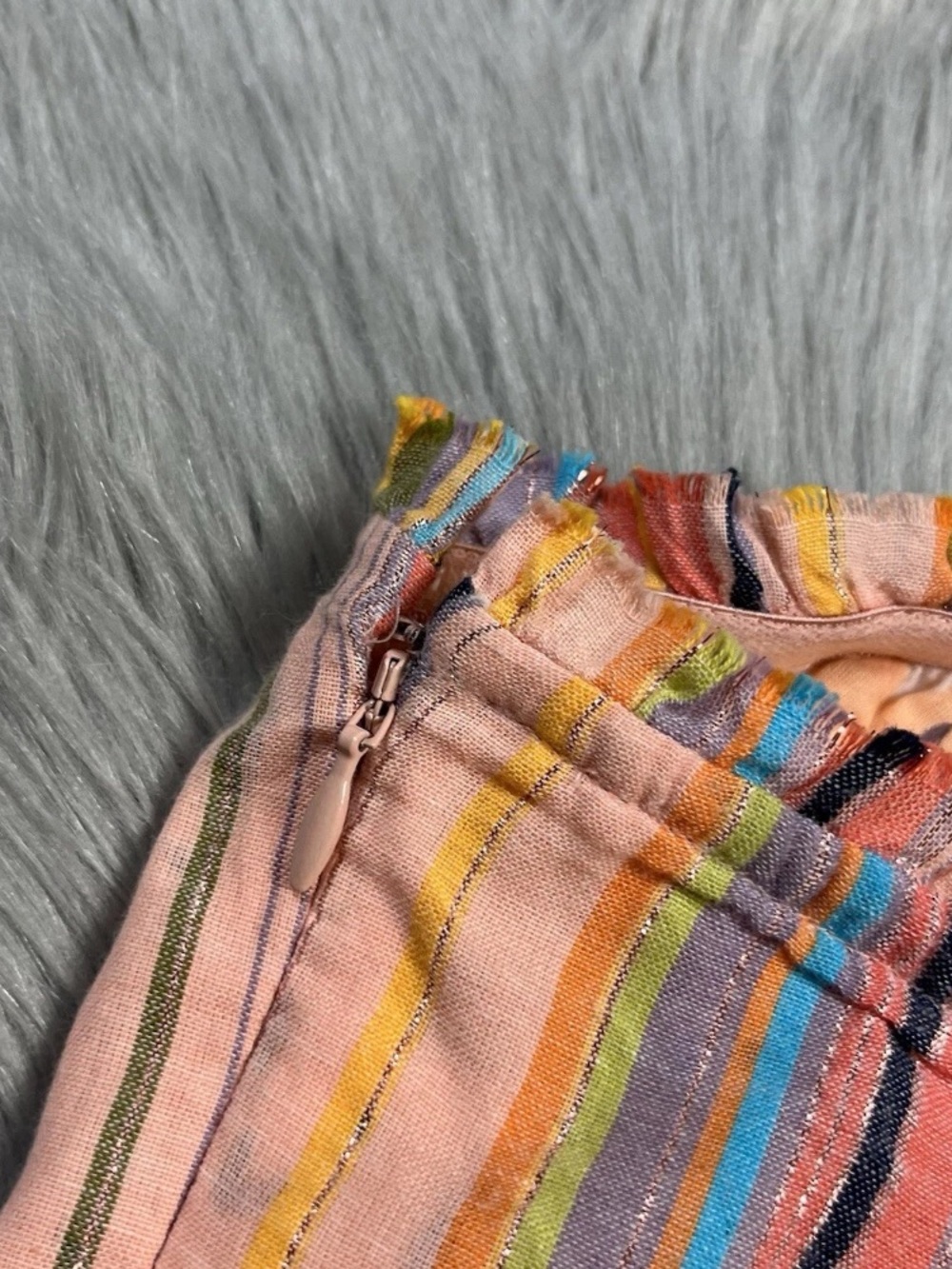 Anthropologie x Pilcro Rainbow Smocked Tube Top S - Picture 11 of 14